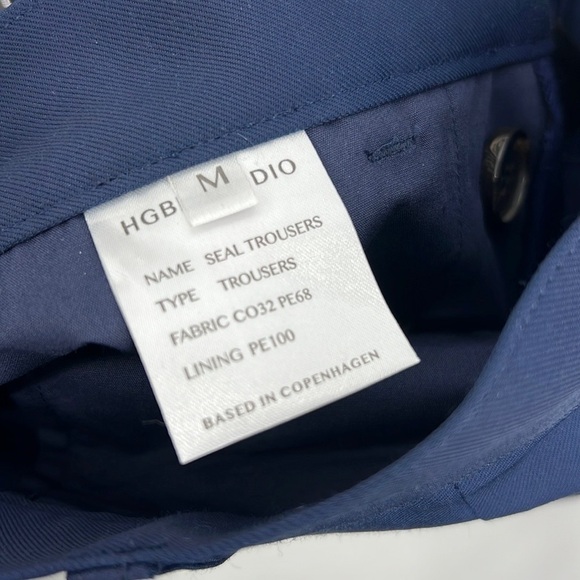 HGBB STUDIO Olmetex Navy Seal Trousers - Water-Repellent Technical Fabric Pants - Picture 10 of 11